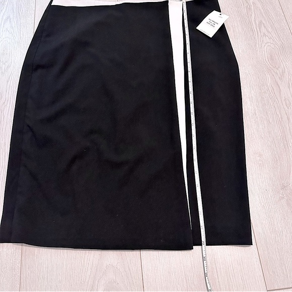 NWT Calvin Klein Asymmetrical Pencil Skirt -Black and white - Picture 8 of 11